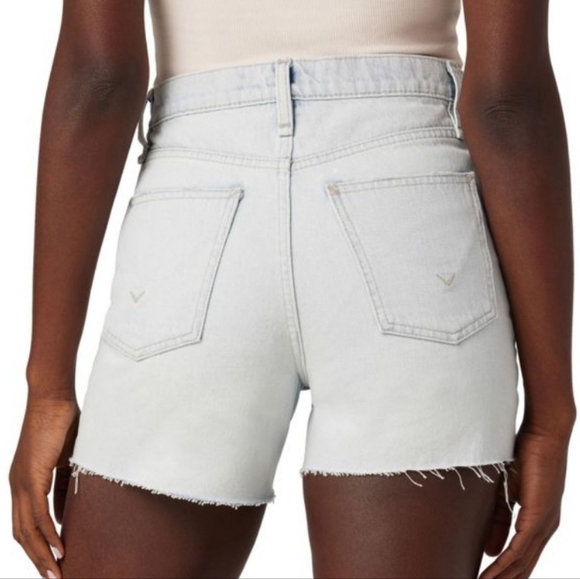 Hudson Jeans Devon Colorblocked Denim Shorts - Picture 2 of 12